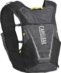 camelbak ultra pro hydration vest 34 oz, graphite/sulphur spring, m