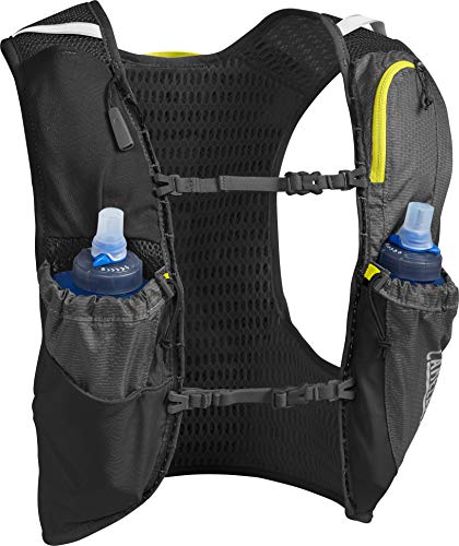 CamelBak Ultra Pro Hydration Vest 34 oz, Graphite/Sulphur Spring, M