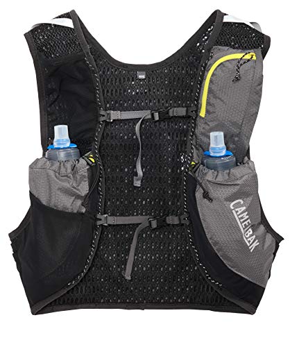 CamelBak Ultra Pro Hydration Vest 34 oz, Graphite/Sulphur Spring, M