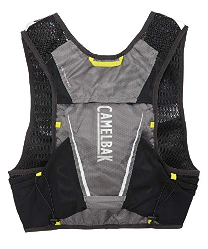 CamelBak Ultra Pro Hydration Vest 34 oz, Graphite/Sulphur Spring, M