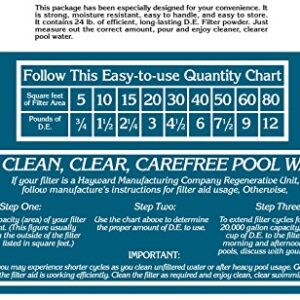 Robelle 4024 D.E./Diatomaceous Earth Powder for Swimming Pools, 24-Pound