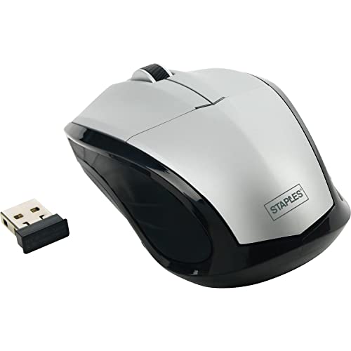 STAPLES 959063 23423 Wireless Optical Mouse Silver