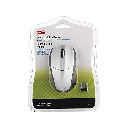 STAPLES 959063 23423 Wireless Optical Mouse Silver