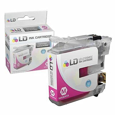 LD Products Compatible Ink Cartridge Replacement for Brother LC105 Super High Yield (2 Cyan, 2 Magenta, 2 Yellow, 6-Pack) for use in MFC-J4310DW, MFC-J4410DW, MFC-J4510DW, MFC-4610DW, MFC-J4710DW