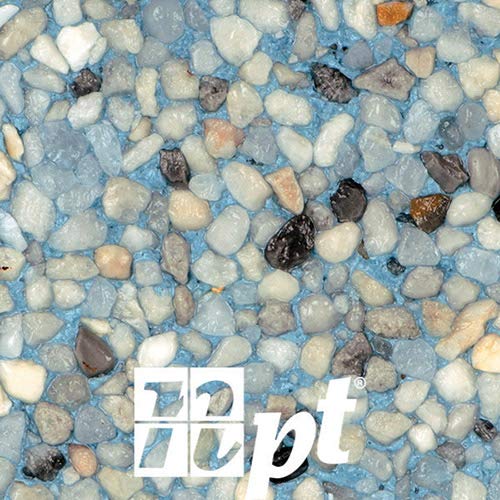 E-Z Patch EZP-1422 1 lbs Regular Pebble Plaster, Aqua White