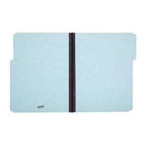 Staples 606798 Pressboard File Folders 3 Tab Letter Blue 25/Box