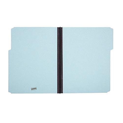 Staples 606798 Pressboard File Folders 3 Tab Letter Blue 25/Box