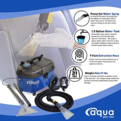 Aqua Pro Vac Carpet & Upholstery Vacuum Cleaner