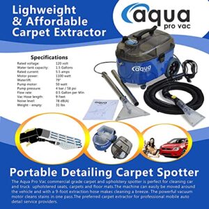 Aqua Pro Vac Carpet & Upholstery Vacuum Cleaner