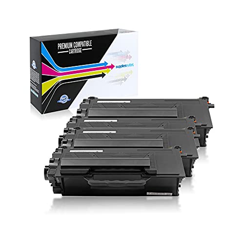 USA Advantage Compatible Toner Cartridge Replacement for Brother TN880 (Super High Yield Black,4 Pack)