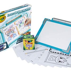 Crayola Light Up Tracing Pad - Teal, Kids Light Board For Tracing & Sketching, Easter Toys for Kids, Easter Gifts, 6+ [Amazon Exclusive]