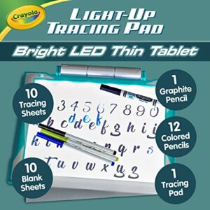 Crayola Light Up Tracing Pad - Teal, Kids Light Board For Tracing & Sketching, Easter Toys for Kids, Easter Gifts, 6+ [Amazon Exclusive]