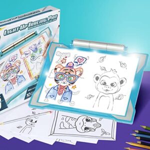 Crayola Light Up Tracing Pad - Teal, Kids Light Board For Tracing & Sketching, Easter Toys for Kids, Easter Gifts, 6+ [Amazon Exclusive]