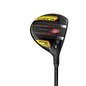 Cobra Golf 2020 Speedzone Big Tour Fairway Black 3w4w (Men's, Left Hand, Project X Hzrdus Yellow Smoke 70, Stiff Flex 6.0, 14.0)