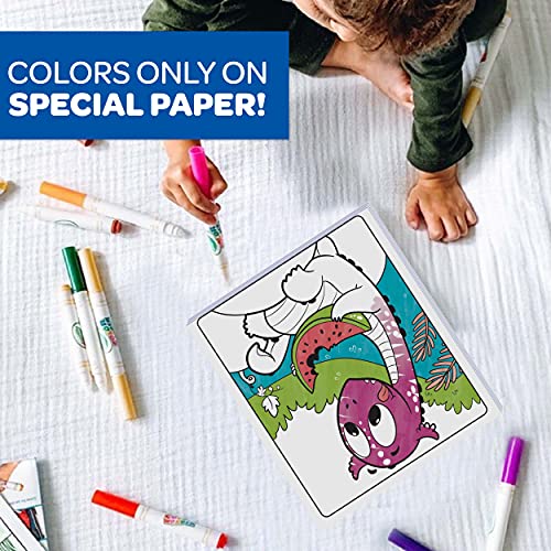 Crayola Color Wonder Prehistoric Pals Specialty Markers and Paper, Multicolor