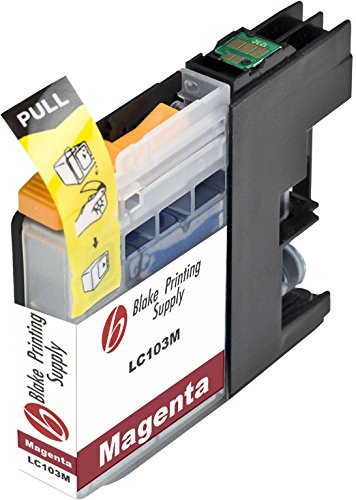 Blake Printing Supply Compatible Ink Cartridge Replacement for Brother LC101, LC103 (Black, Cyan, Magenta, Yellow, 12-Pack)