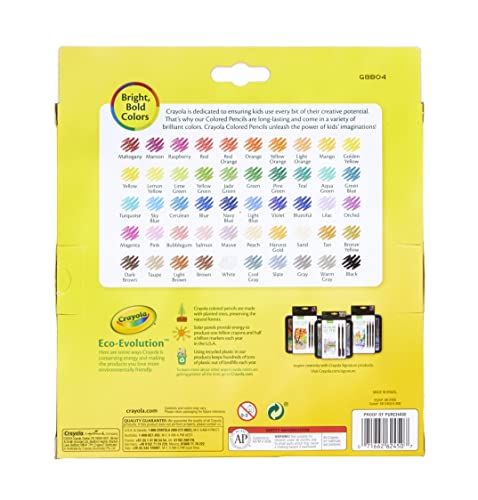 Crayola Erasable Colored Pencils, Back to School Supplies, Adult Coloring, 50 Count [Amazon Exclusive]