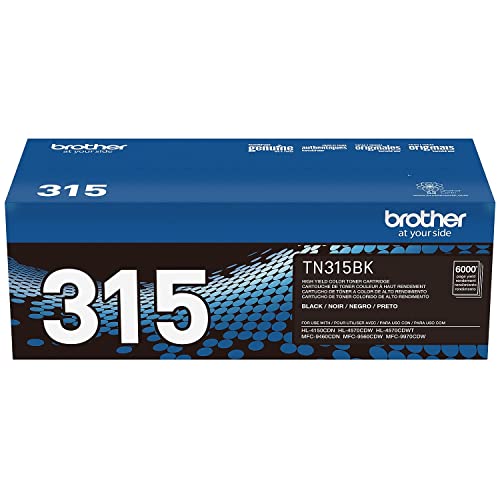 Brother Tn315bk Toner Cartridge (Black) in Retail Packaging