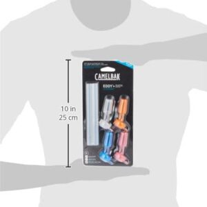 CamelBak eddy+ Kids 4-pack, Bite Valve & Straws, Multi Color