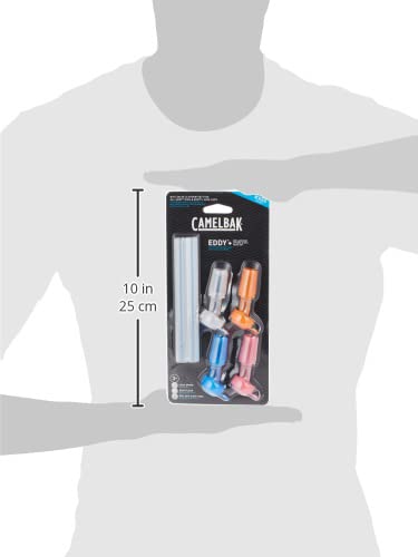 CamelBak eddy+ Kids 4-pack, Bite Valve & Straws, Multi Color