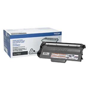 brother toner, tn750, black, 8,000 pg yield [non – retail packaged]