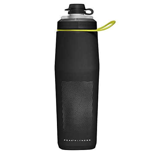 CamelBak Peak Fitness Water Bottle 25 oz, Black/Silver