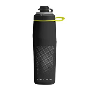 CamelBak Peak Fitness Water Bottle 25 oz, Black/Silver