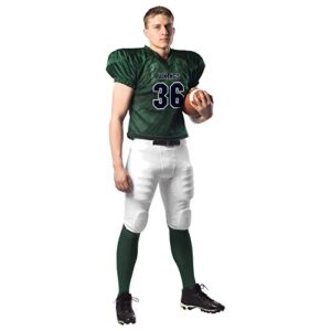 CHAMPRO Men's Standard Time Out Adult Football Practice Jersey for Training, Scrimmage Games, Black, X-Large