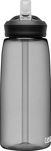 CamelBak eddy+ BPA Free Water Bottle, 32 oz Charcoal, 1L