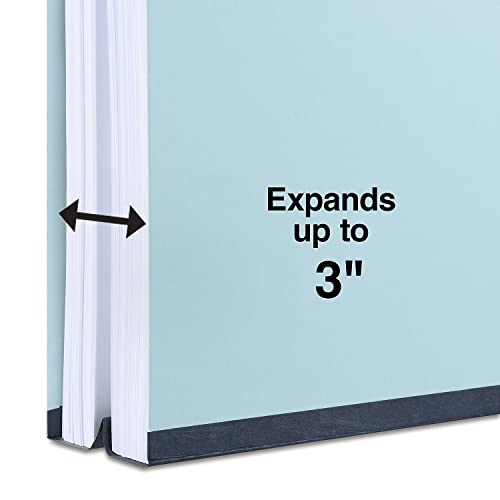 Staples 384869 Pressboard Fastener Folders Letter Size 3-Inch Expansion 25/Box