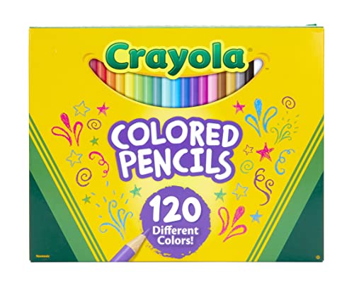 Crayola Colored Pencils Set (120ct), Bulk, Great for Adult Coloring Books, Gifts for Kids & Adults