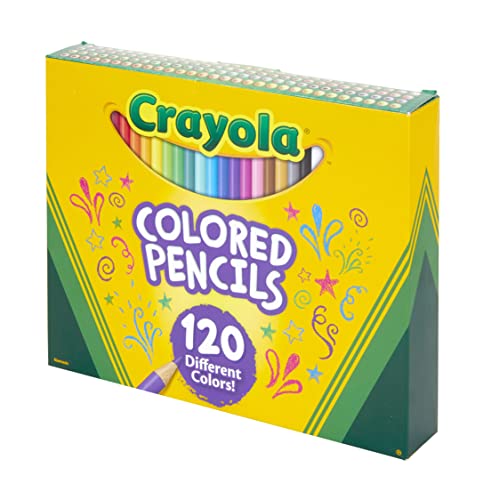 Crayola Colored Pencils Set (120ct), Bulk, Great for Adult Coloring Books, Gifts for Kids & Adults