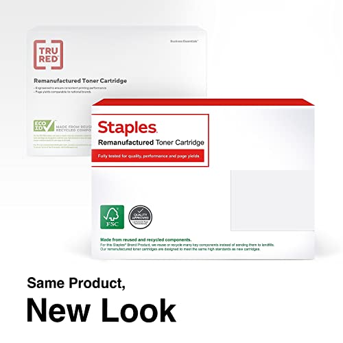 STAPLES Remanufactured Toner Cartridge Replacement for Lexmark T644 (Black)