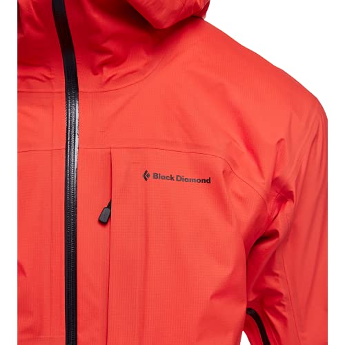Black Diamond Mens Highline Stretch Ski Shell/Jacket, Octane, Medium