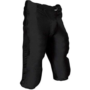 champro youth integrated football game pant black xs