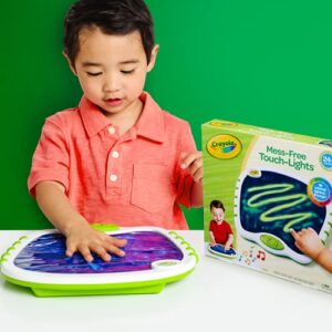 Crayola Toddler Touch Lights, Musical Doodle Board, Sensory Toys for Toddlers, Gifts for Kids Ages 2+