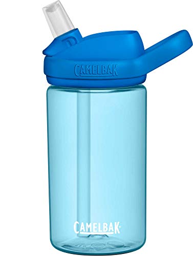 CamelBak Eddy+ Kids BPA-Free Water Bottle with Straw, 14oz, True Blue (2282401040)