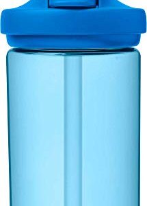 CamelBak Eddy+ Kids BPA-Free Water Bottle with Straw, 14oz, True Blue (2282401040)