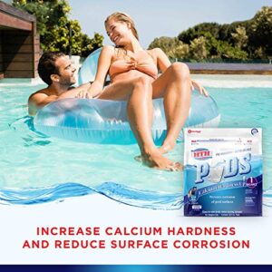 HTH 67153 Calcium Hardness Up Pods Balancer for Swimming Pools, 8 ct