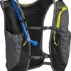 CamelBak Circuit Run Vest with 50oz Hydration Bladder, Graphite/Sulphur Spring, One Size