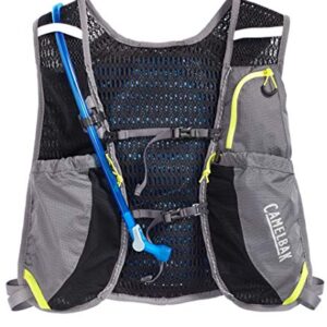 CamelBak Circuit Run Vest with 50oz Hydration Bladder, Graphite/Sulphur Spring, One Size