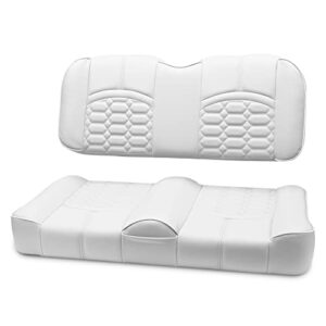 MODZ® FS1 Custom Golf Cart Front Seat for ICON - [Add $40] - White Base - Cobra Pattern