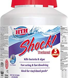 HTH 52013 Shock Treatment Swimming Pool Chlorine Cleaner, 5.5 lbs