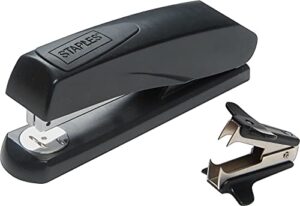staples 31937ct staples value pack desktop stapler, 20 sheet capacity, black, 24/carton (31937ct)