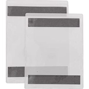 Staples Shop Ticket, 8.5" x 11", Clear Magnetic, 15/Pk