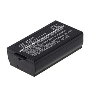replacement battery for brother pt-e300, pt-e500, pt-e550w part no ba-e001, pj7
