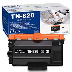 neoa compatible (1 pk,black) tn820 tn-820 high yield toner cartridge for brother dcp l5600dn l5500dn mfc l5650dn l5800dw l5800dw l5700dw l6700dw l6900dw l5900dw 6800dw l6800dw printer (na-tn820 1pk)