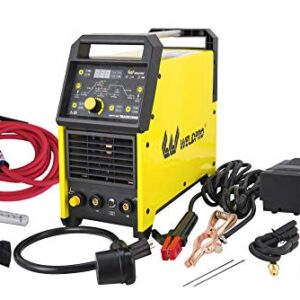 Weldpro Digital TIG 200GD AC DC 200 Amp Tig/Stick Welder with Pulse CK 17 Worldwide Superflex Torch 3 Year Warranty Dual Voltage 220V/110V welding machine