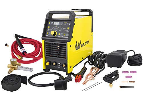 Weldpro Digital TIG 200GD AC DC 200 Amp Tig/Stick Welder with Pulse CK 17 Worldwide Superflex Torch 3 Year Warranty Dual Voltage 220V/110V welding machine