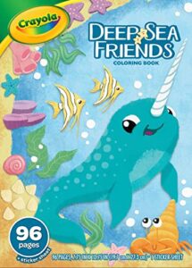 crayola under the sea coloring pages and stickers, coloring book